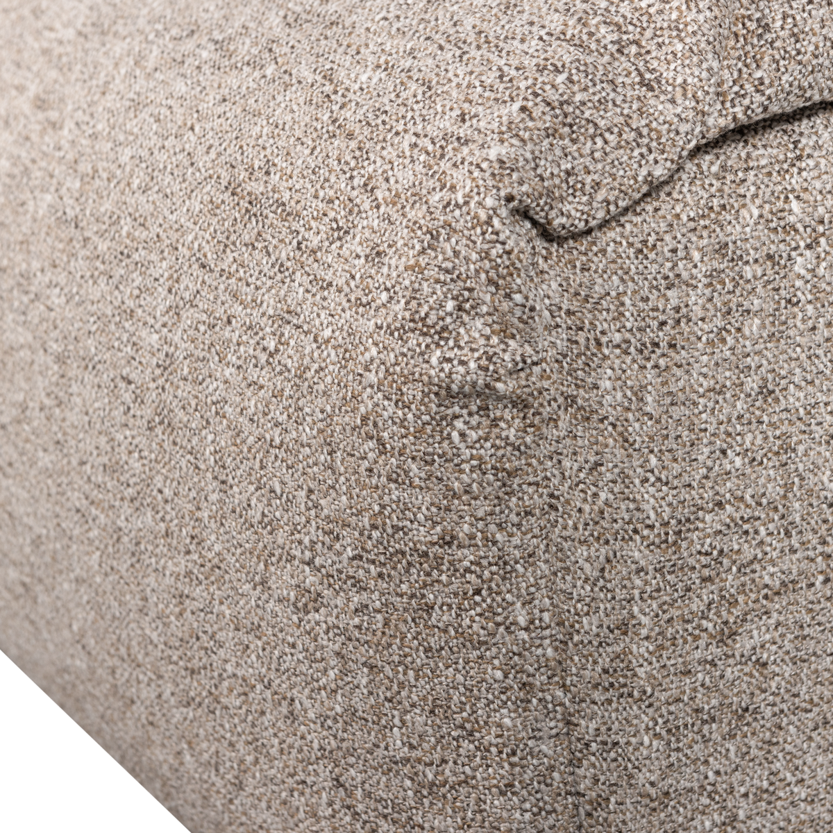 Woood | Hocker Baggy geweven stof naturel melange