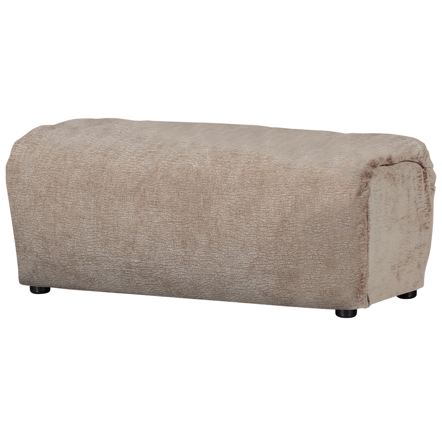 Woood | Hocker Baggy 3D chenille zand