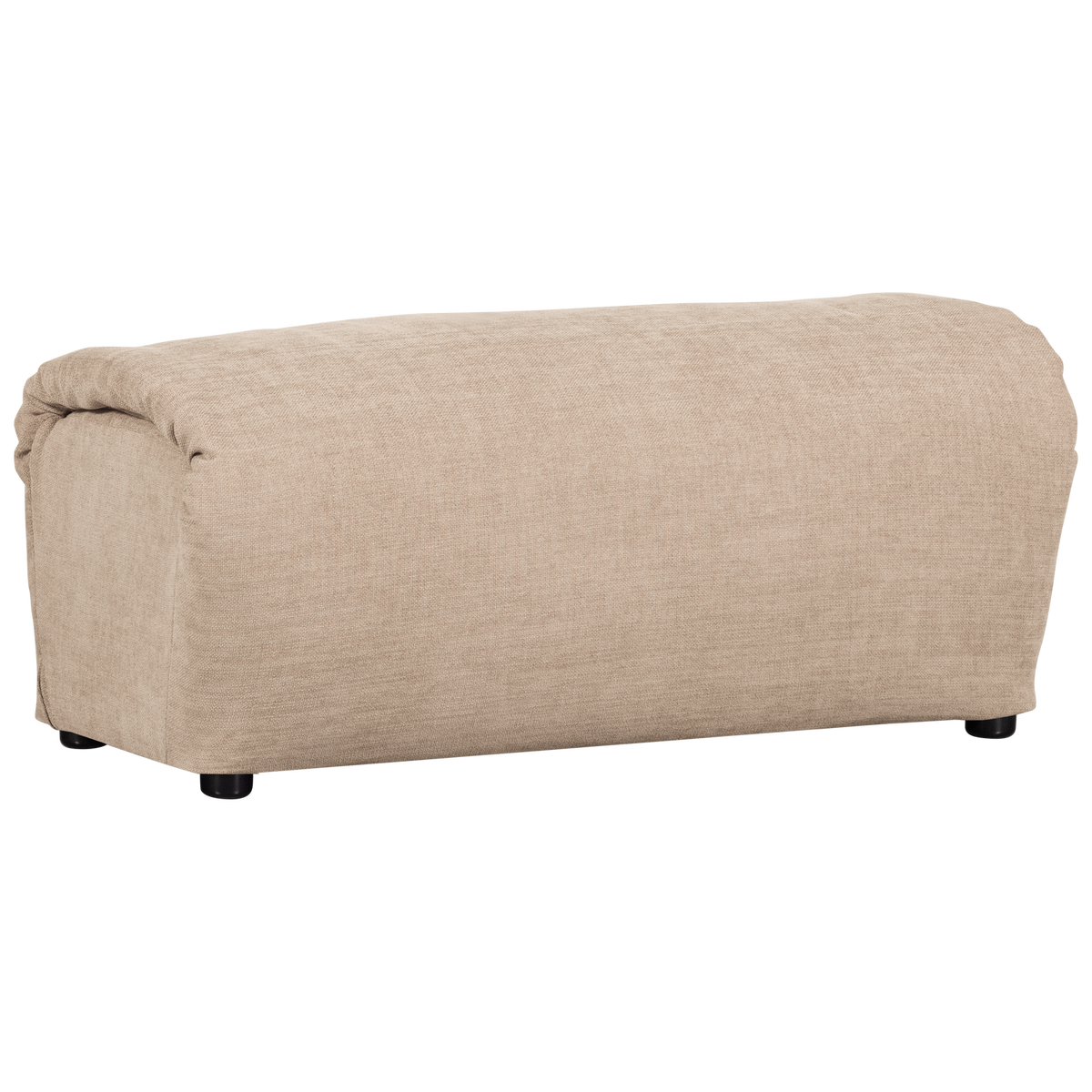 Woood | Hocker Baggy geweven chenille zand
