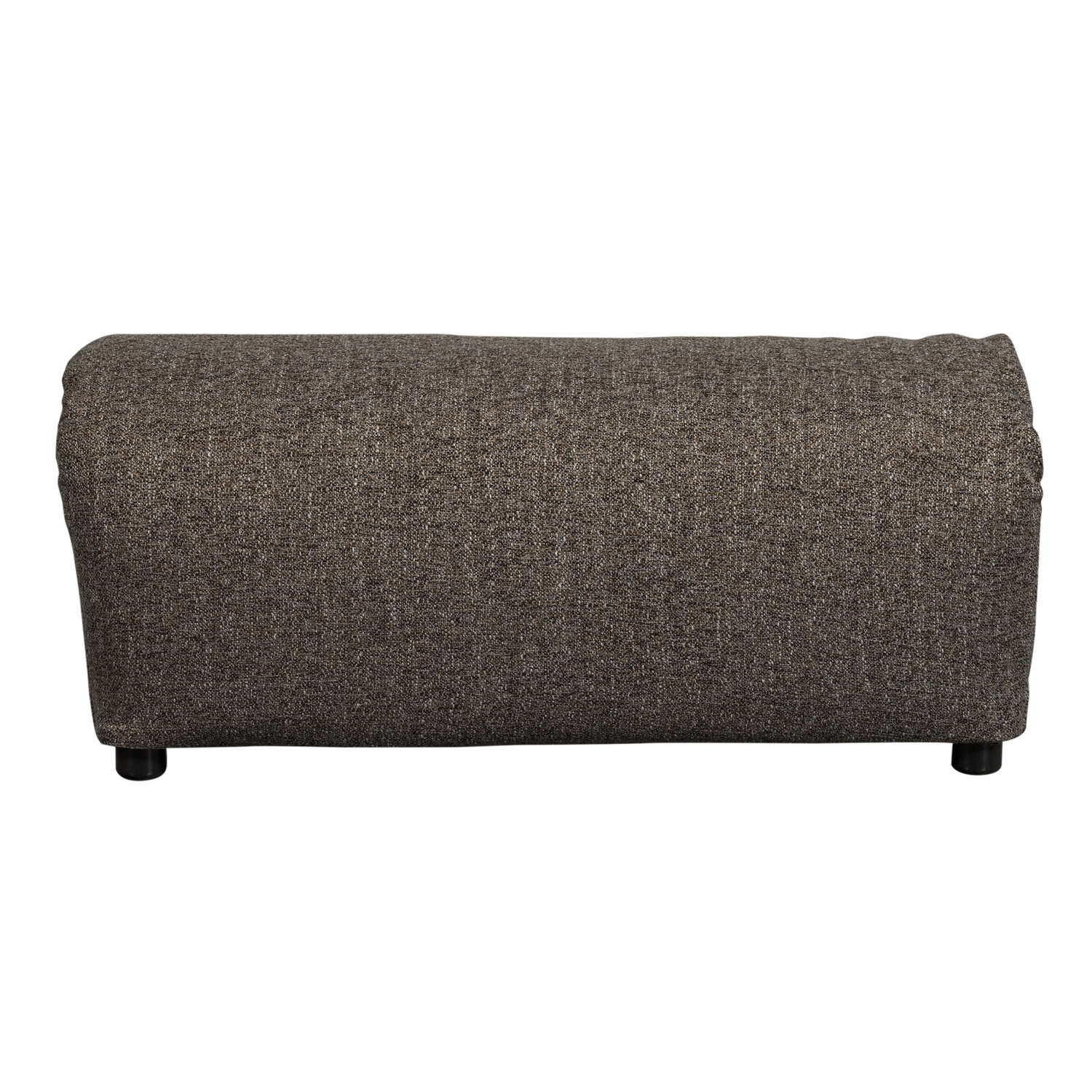 Woood | Hocker Baggy geweven stof warmgrijs melange