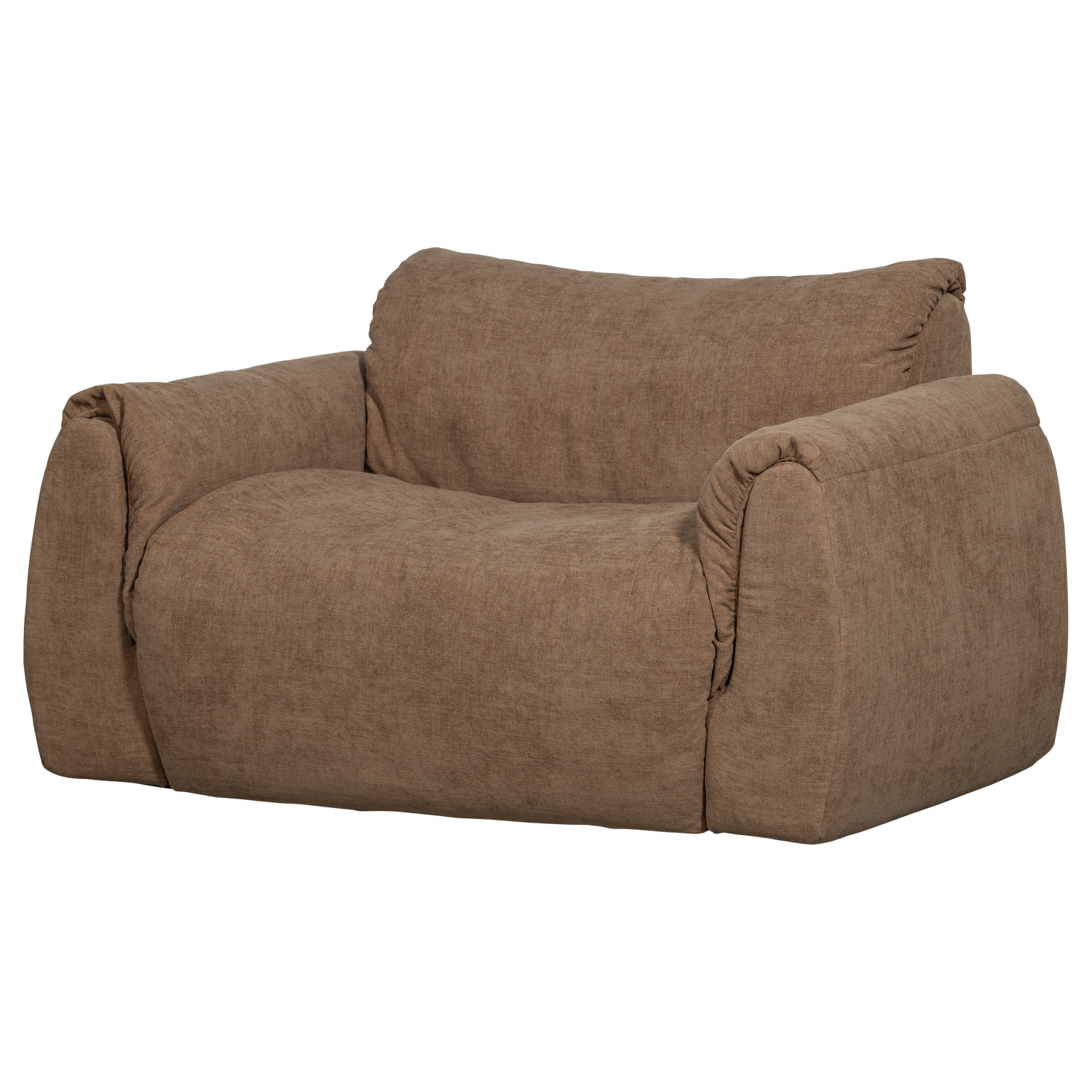 Woood | Loveseat Baggy geweven chenille bruin