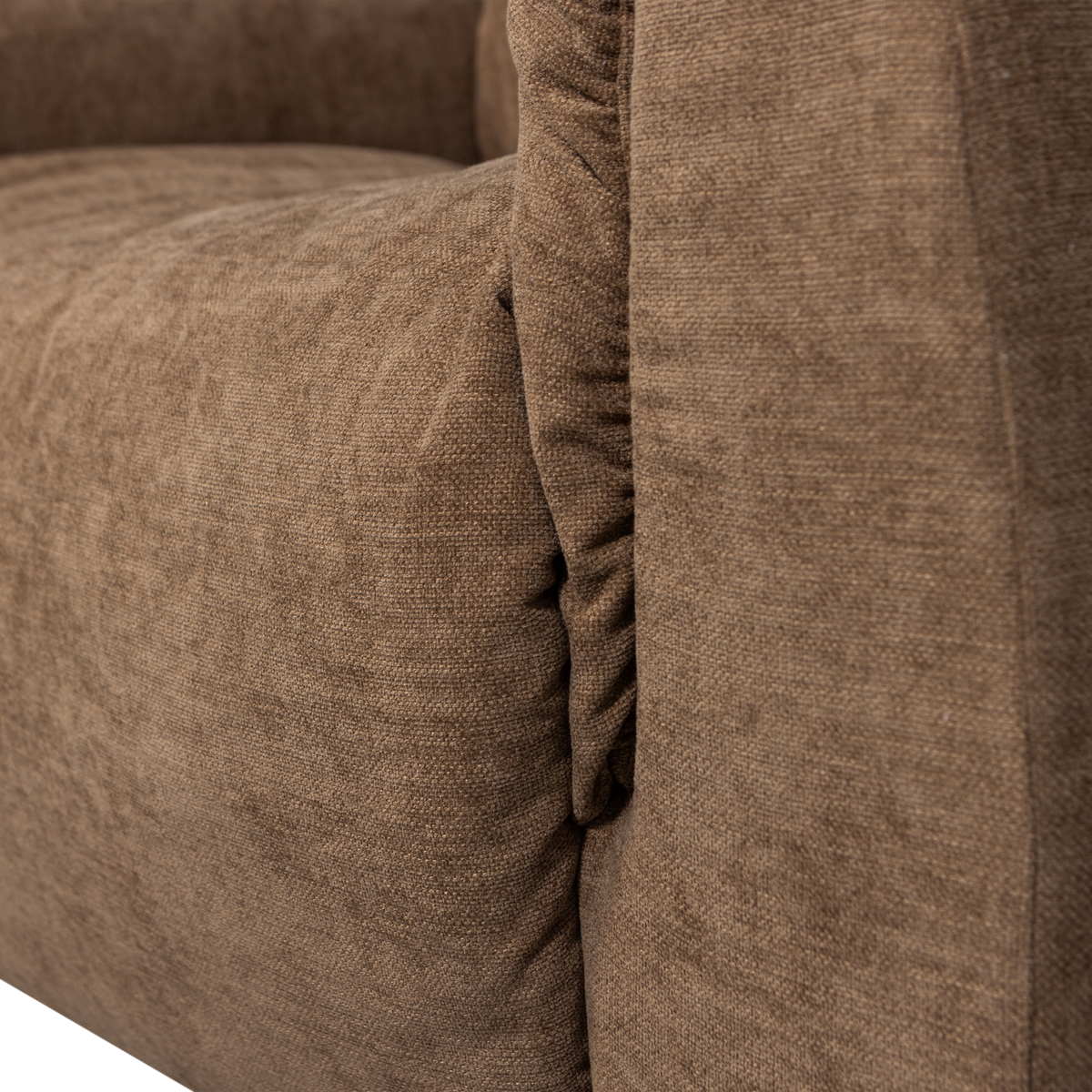 Woood | Loveseat Baggy geweven chenille bruin