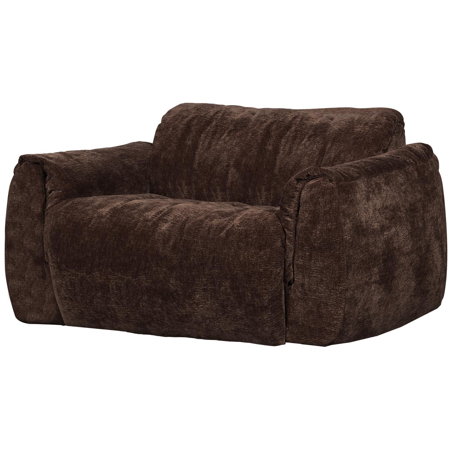 Woood | Loveseat Baggy 3D chenille donkerbuin