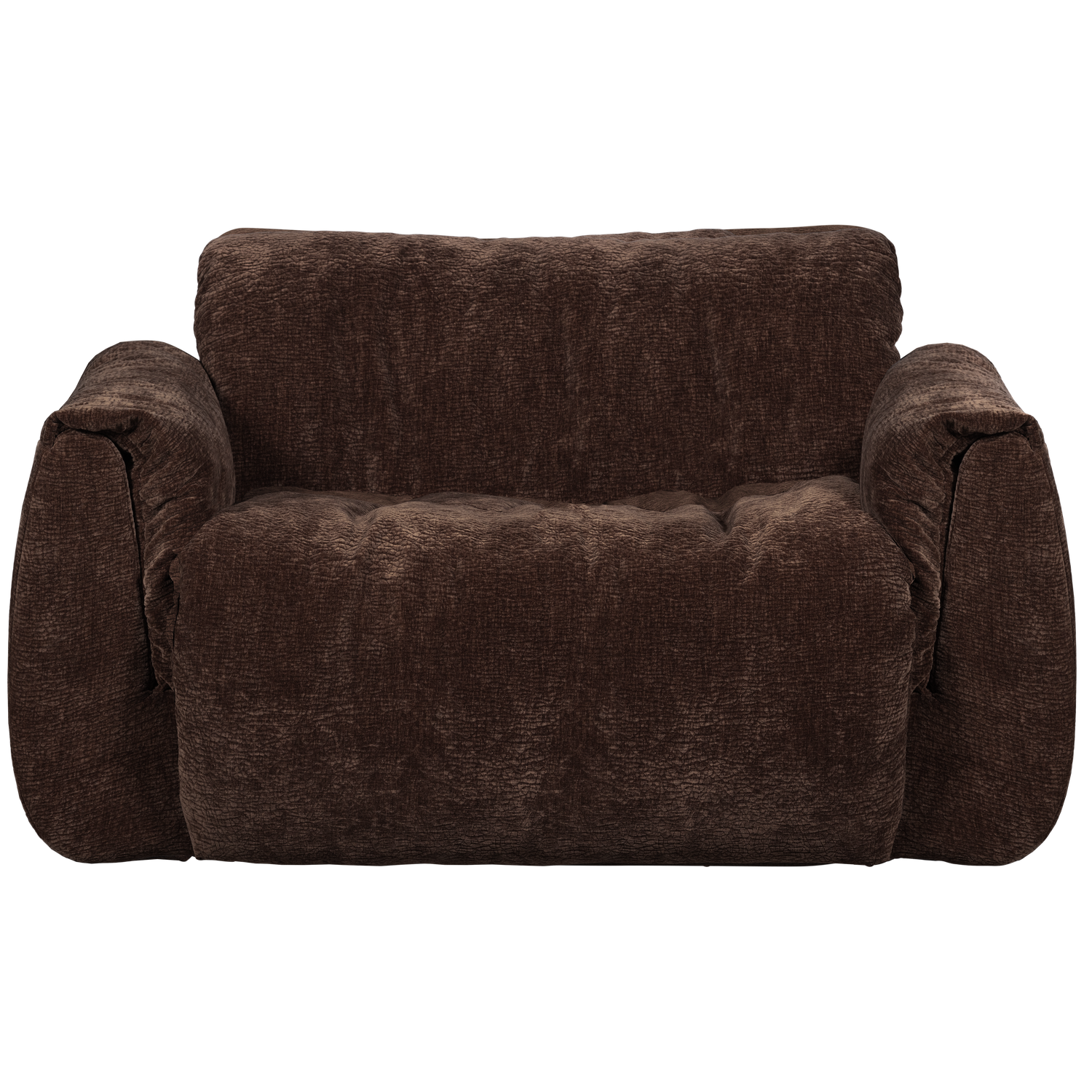 Woood | Loveseat Baggy 3D chenille donkerbuin