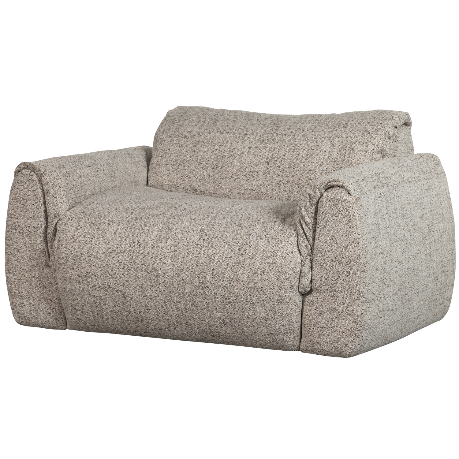 Woood | Loveseat Baggy geweven stof naturel melange