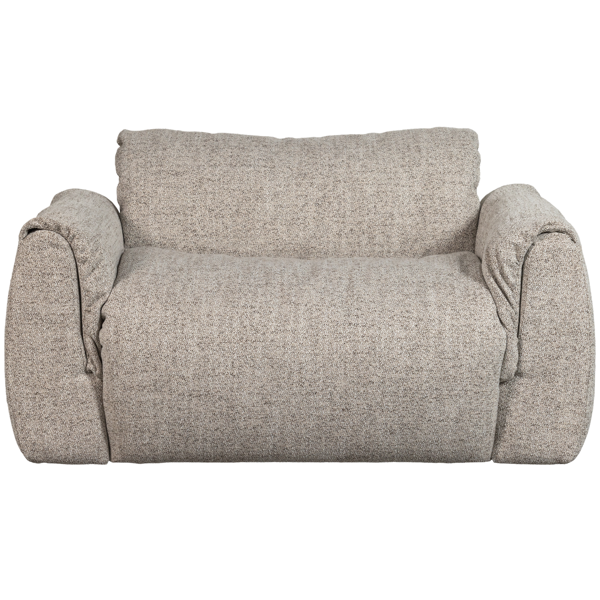 Woood | Loveseat Baggy geweven stof naturel melange