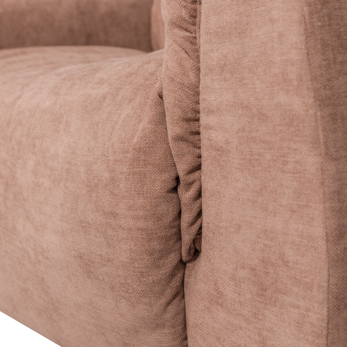 Woood | Loveseat Baggy geweven chenille oudroze