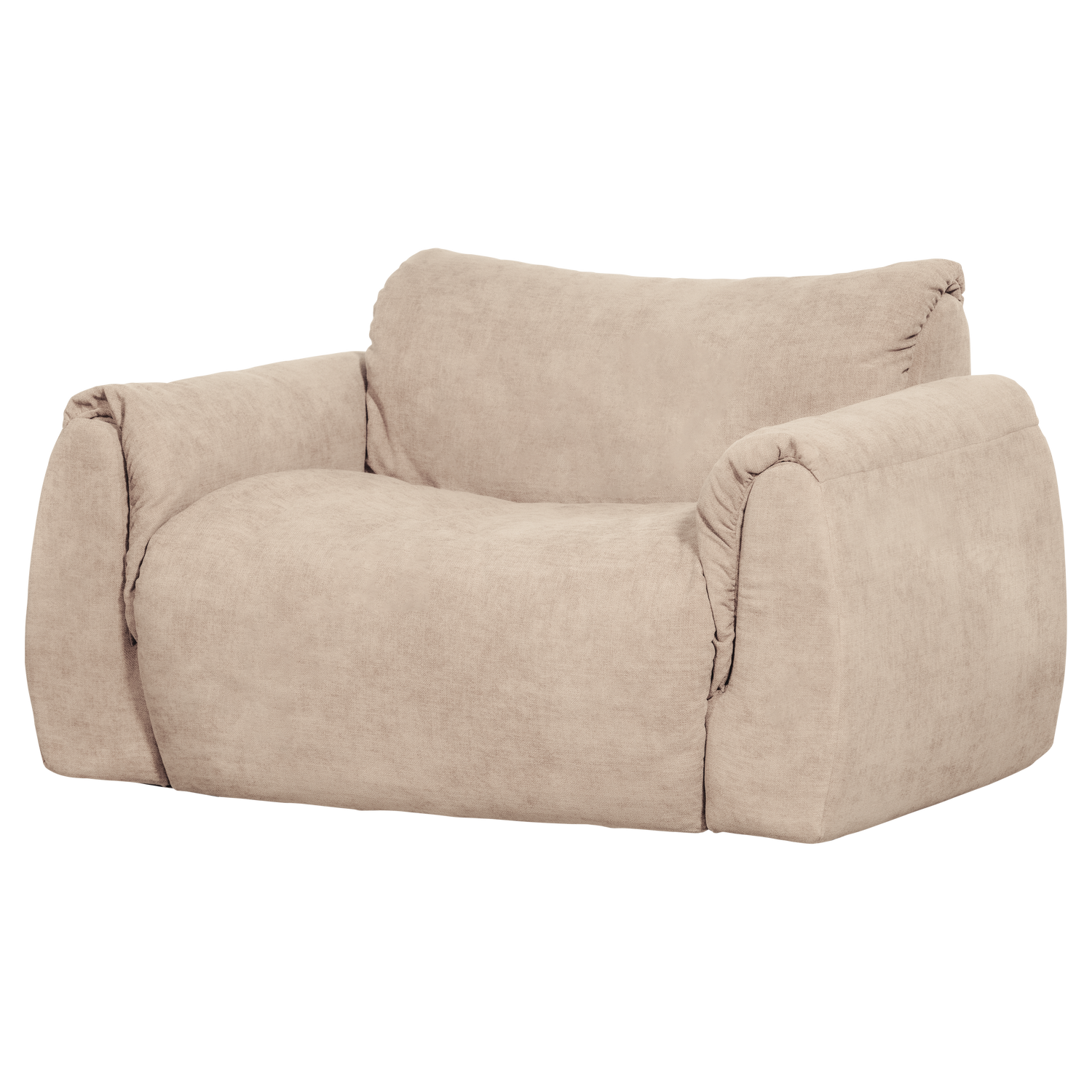Woood | Loveseat Baggy geweven chenille zand