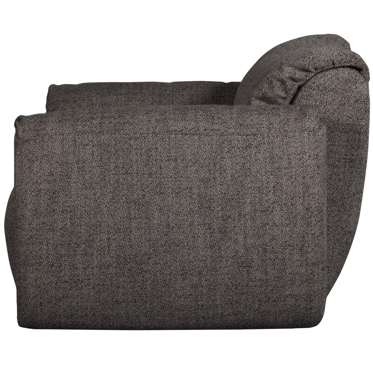 Woood | Loveseat Baggy geweven stof warmgrijs melange