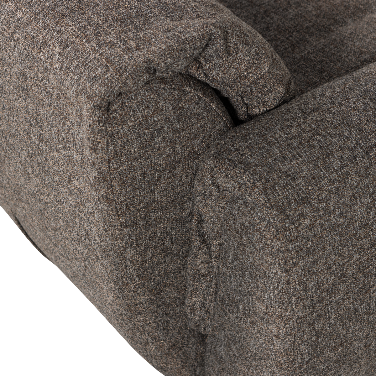 Woood | Loveseat Baggy geweven stof warmgrijs melange