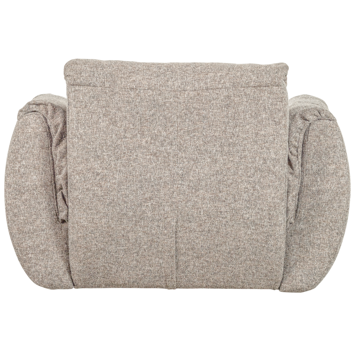 Woood | Draaifauteuil Baggy geweven stof naturel melange