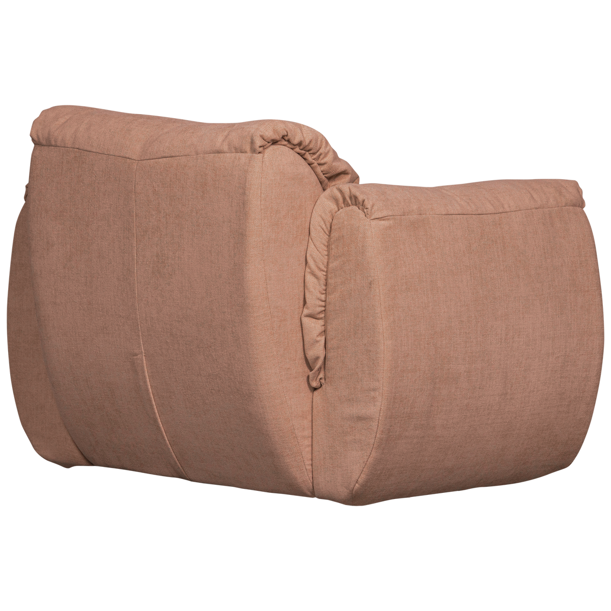 Woood | Draaifauteuil Baggy geweven chenille oudroze