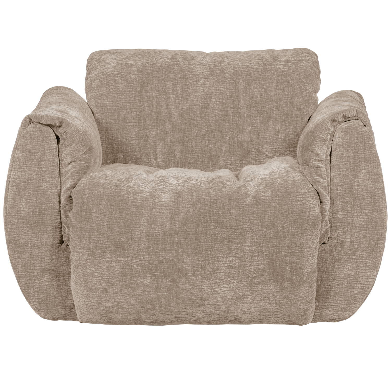 Woood | Draaifauteuil Baggy 3D chenille zand