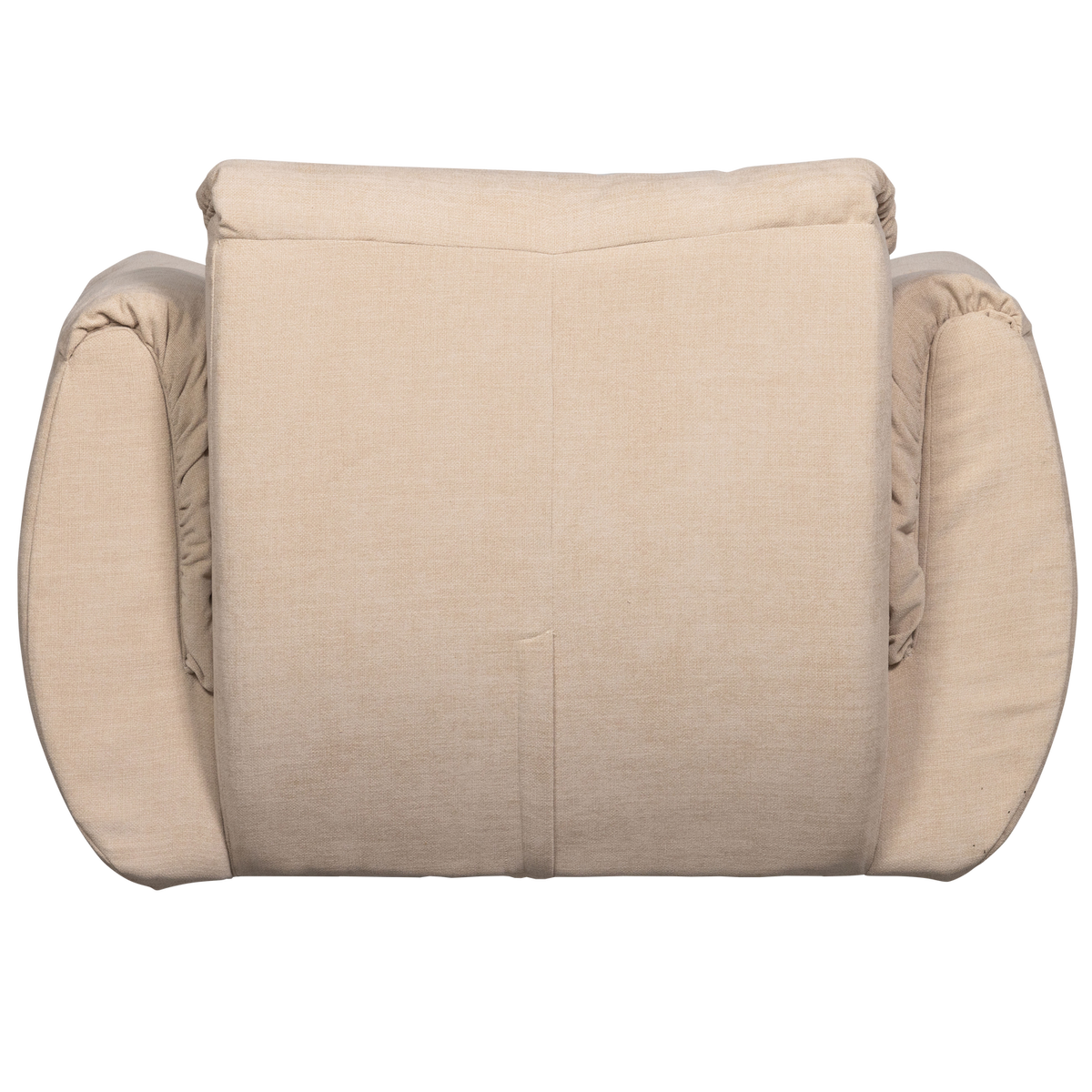 Woood | Draaifauteuil Baggy geweven chenille zand