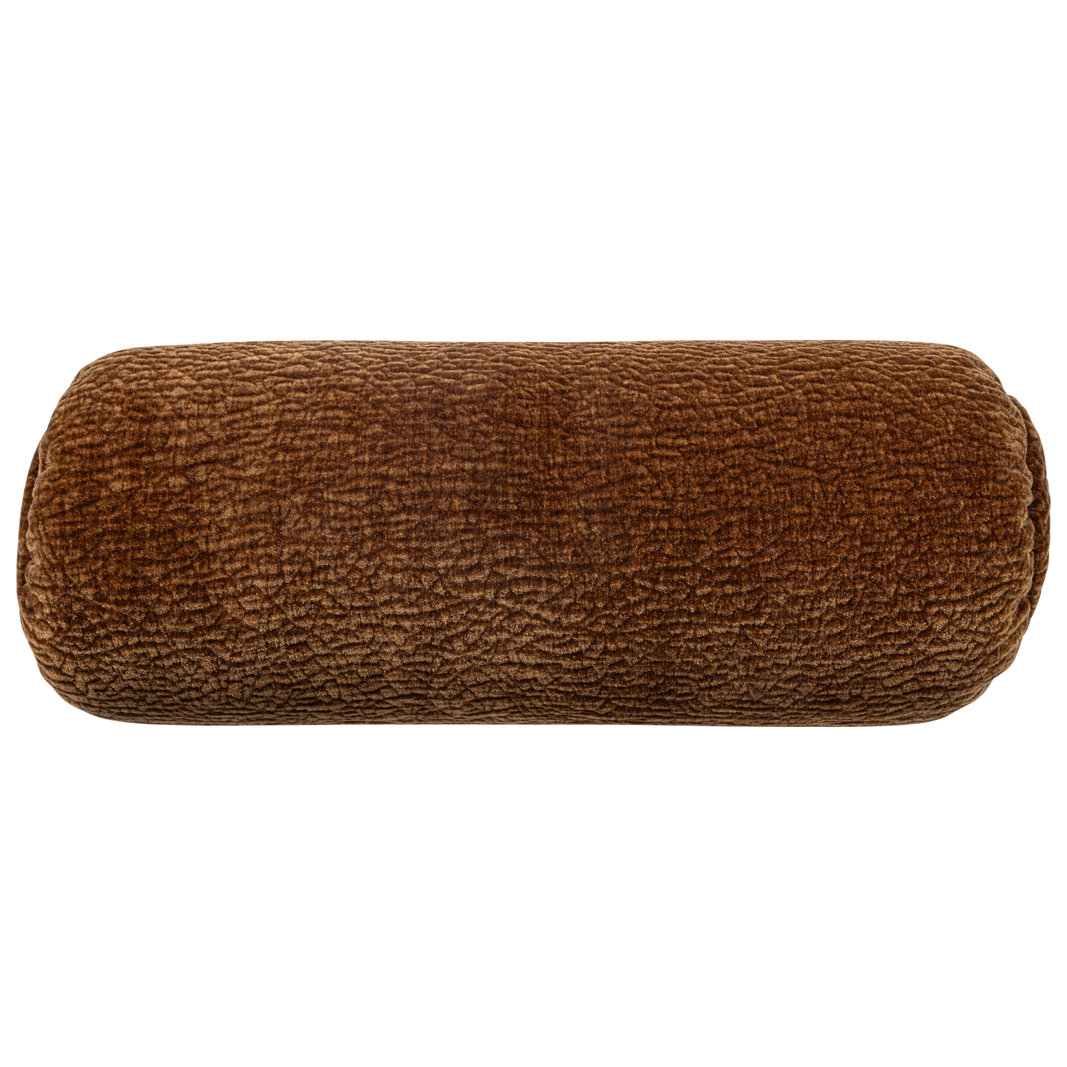 Woood | Rolkussen Baggy 50x23cm 3D chenille middenbruin