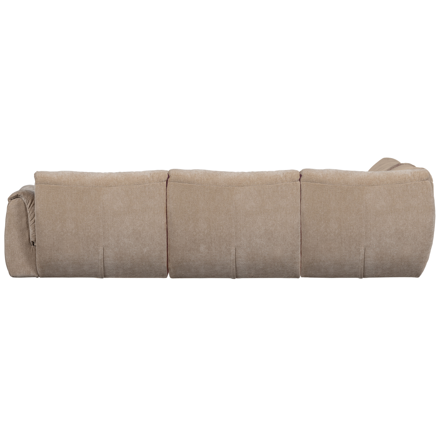Woood | Hoekbank Baggy links 3D chenille zand