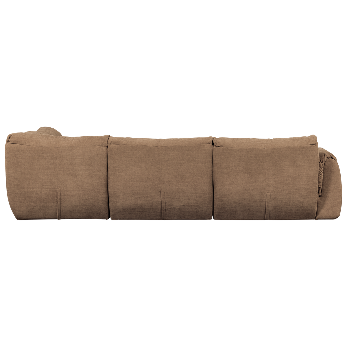 Woood | Hoekbank Baggy rechts geweven chenille bruin