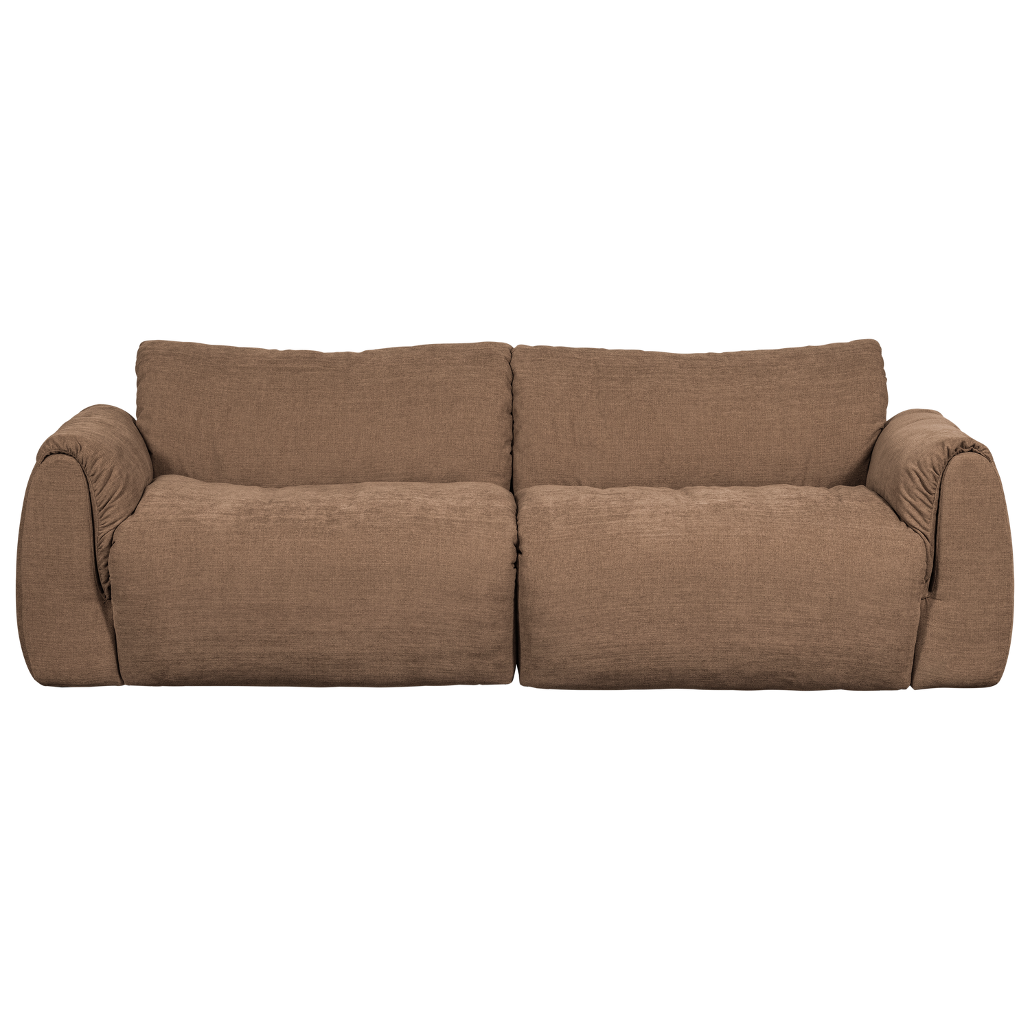Woood | 2-Zits bank Baggy geweven chenille bruin