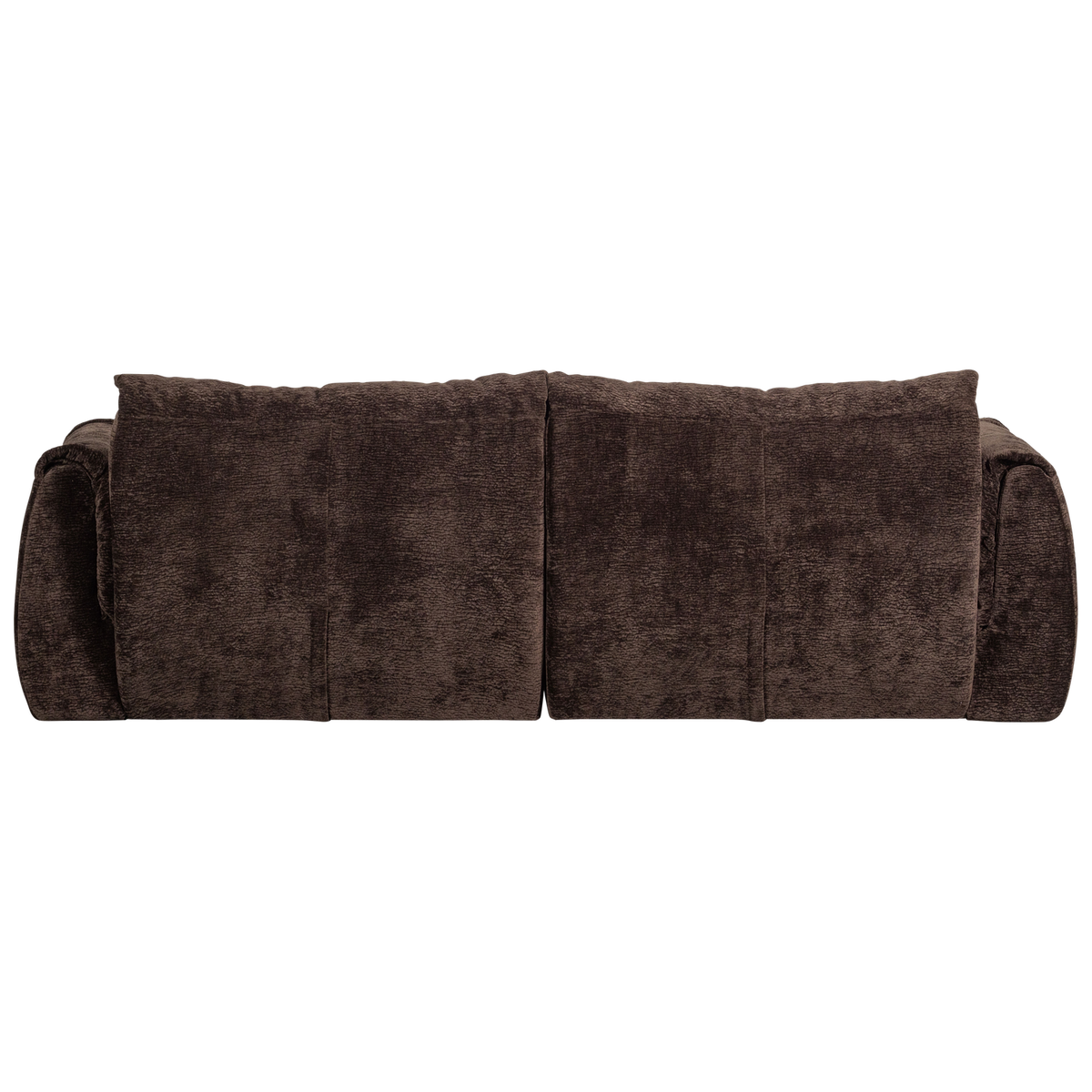 Woood | 2-Zits bank Baggy 3D chenille donkerbruin