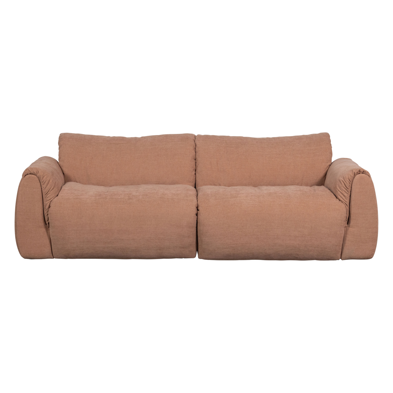 Woood | 2-Zits bank Baggy geweven chenille oud roze