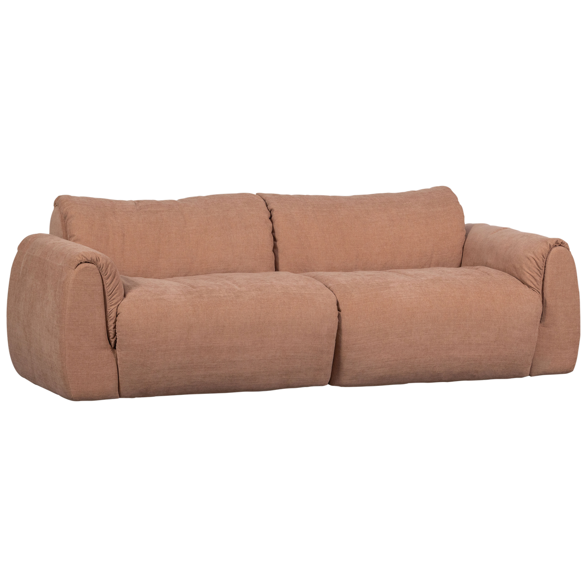 Woood | 2-Zits bank Baggy geweven chenille oud roze