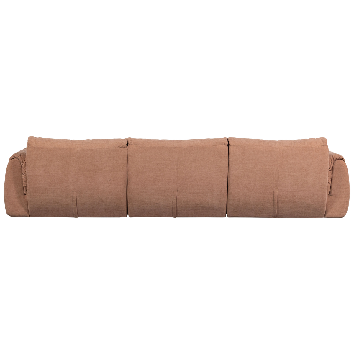 Woood | 3-Zits bank Baggy geweven chenille oud roze