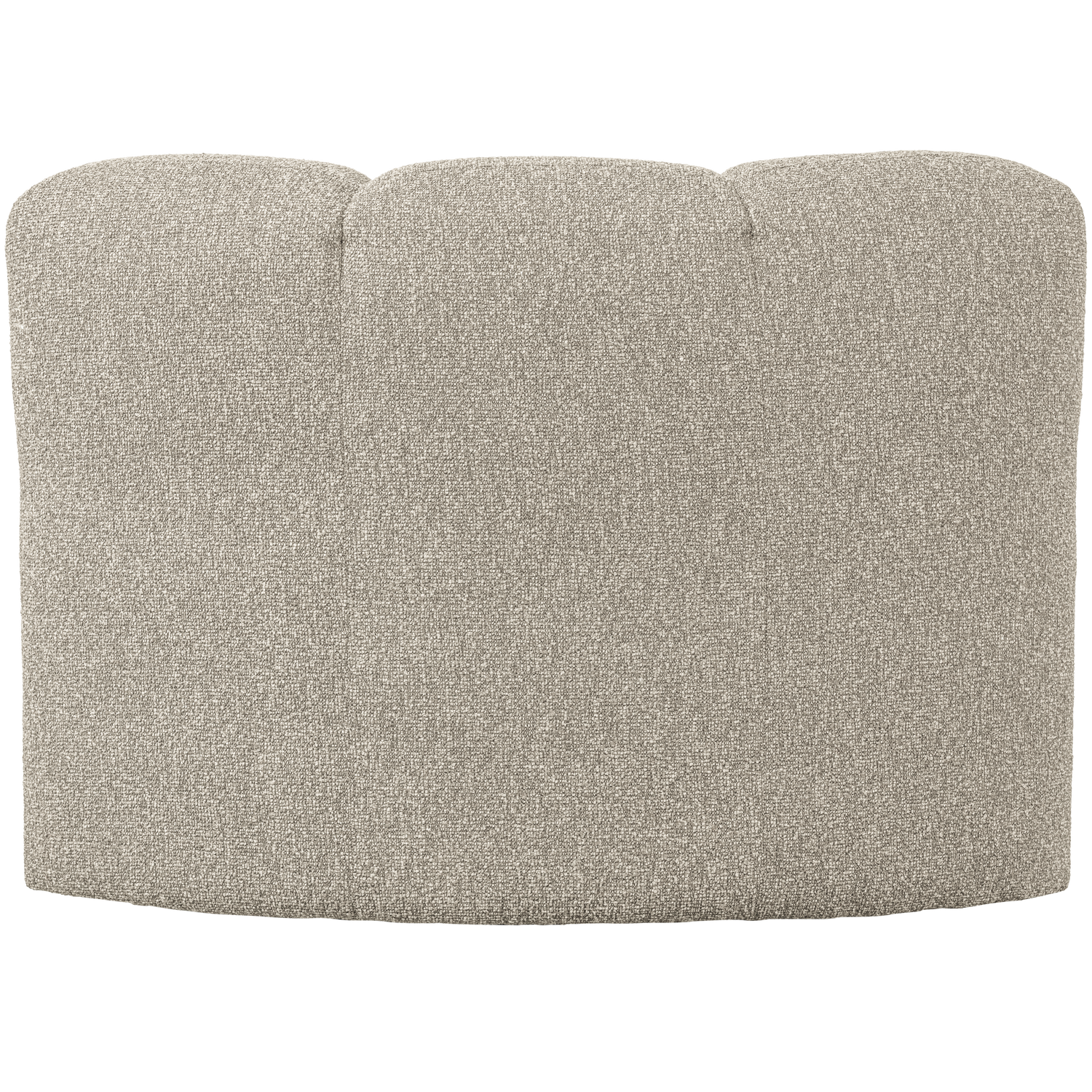 Woood | Eetbank Mojo hoek met rugleuning boucle beige melange