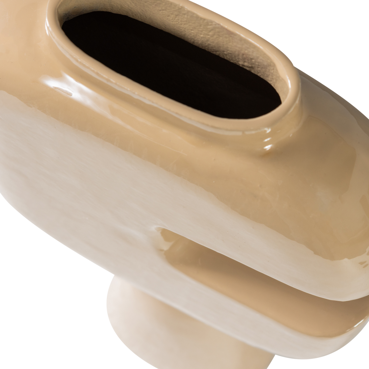 Woood | Vaas Gianna aluminium zand