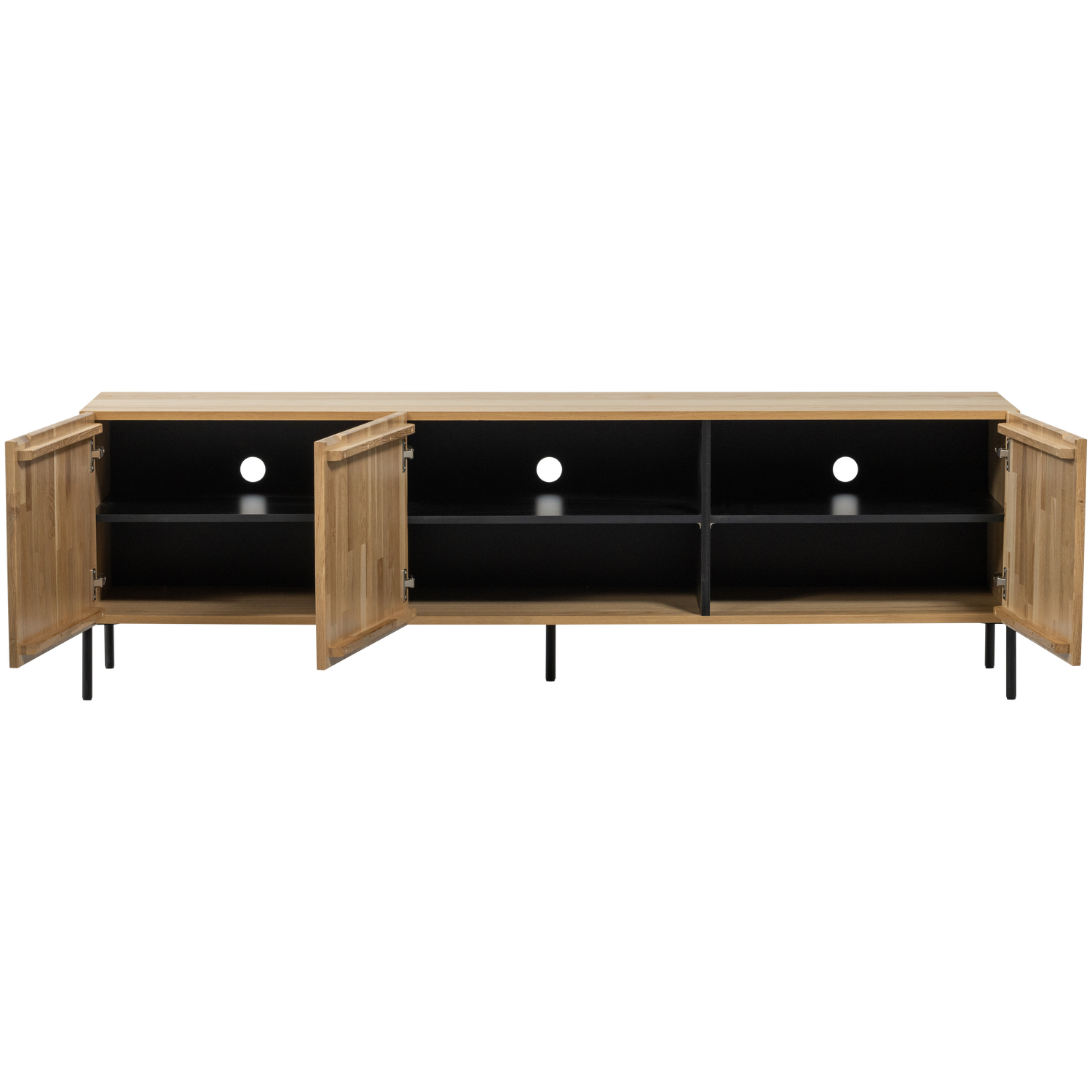 Woood | Tv meubel Bono Gravure 180cm eiken