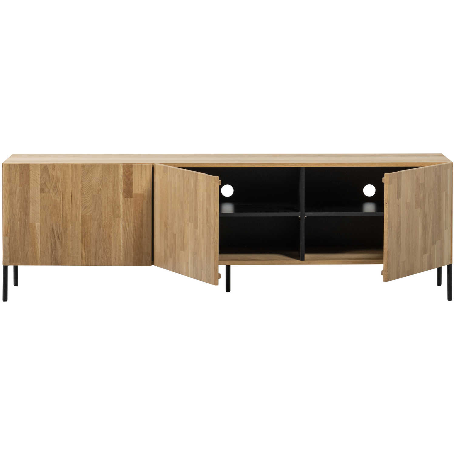 Woood | Tv meubel Bono Gravure 180cm eiken