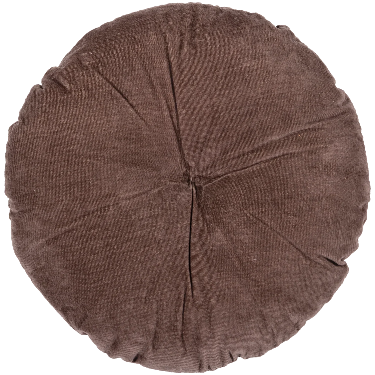 Woood | Kussen Aziz bruin rond 36cm