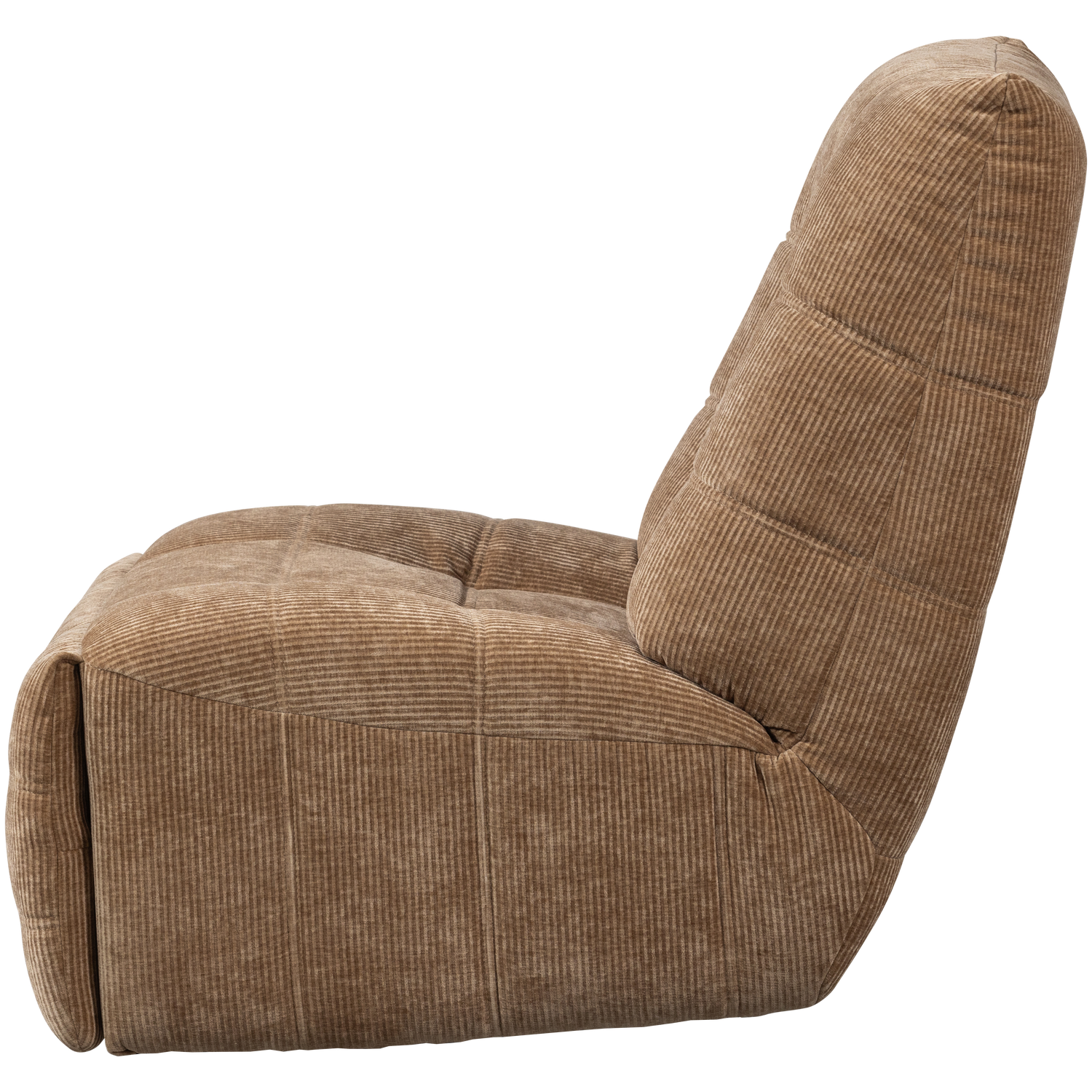 Woood | Relaxfauteuil Hein elektrisch geweven rib lichtbruin