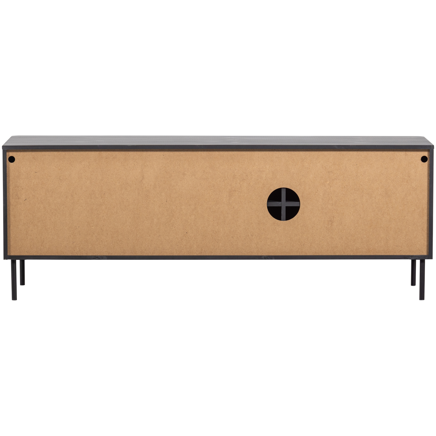 Woood | Tv meubel Gunnar 154cm matzwart