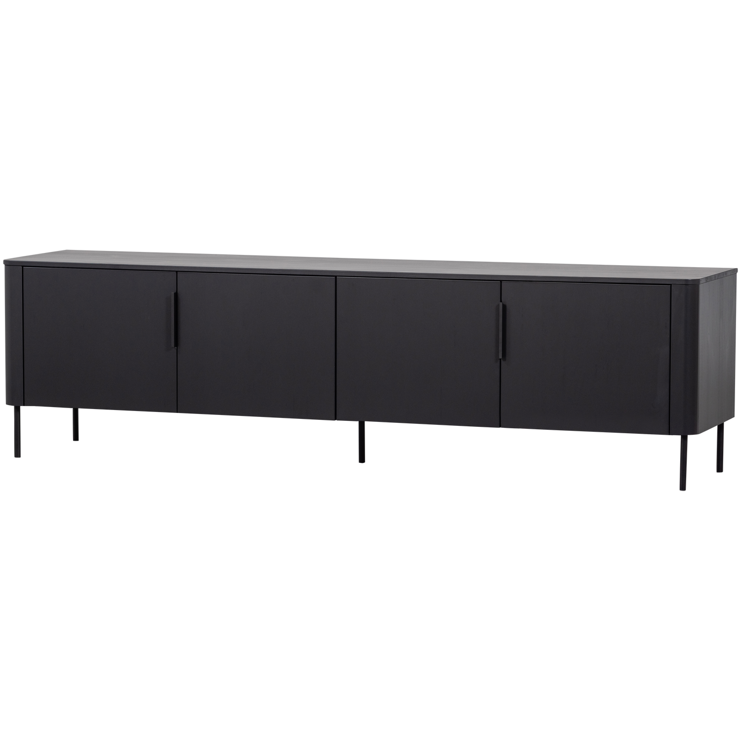 Woood | Tv meubel Gunnar 200cm matzwart