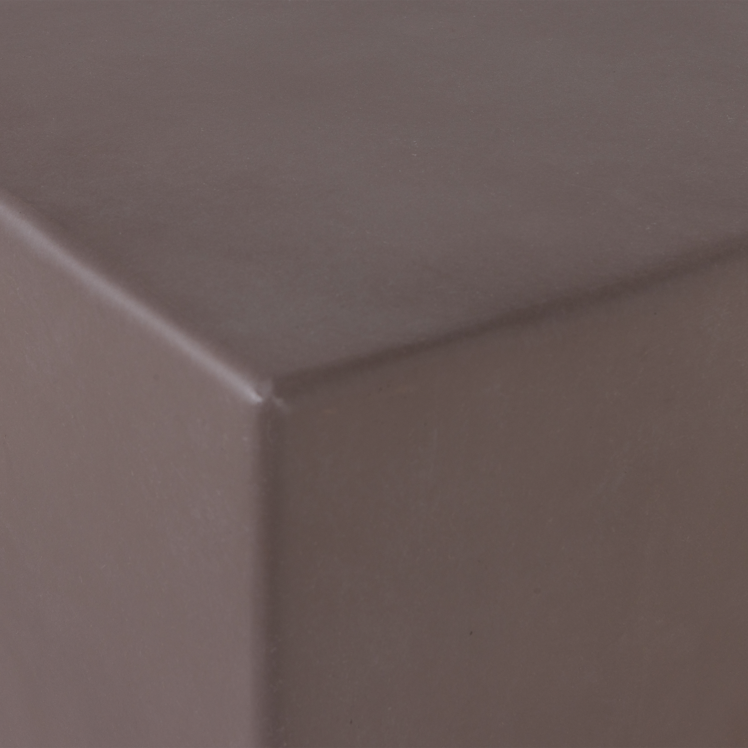 Woood | Bijzettafel Zina laag cement bruin