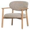 Woood | Fauteuil Udar met houten frame naturel