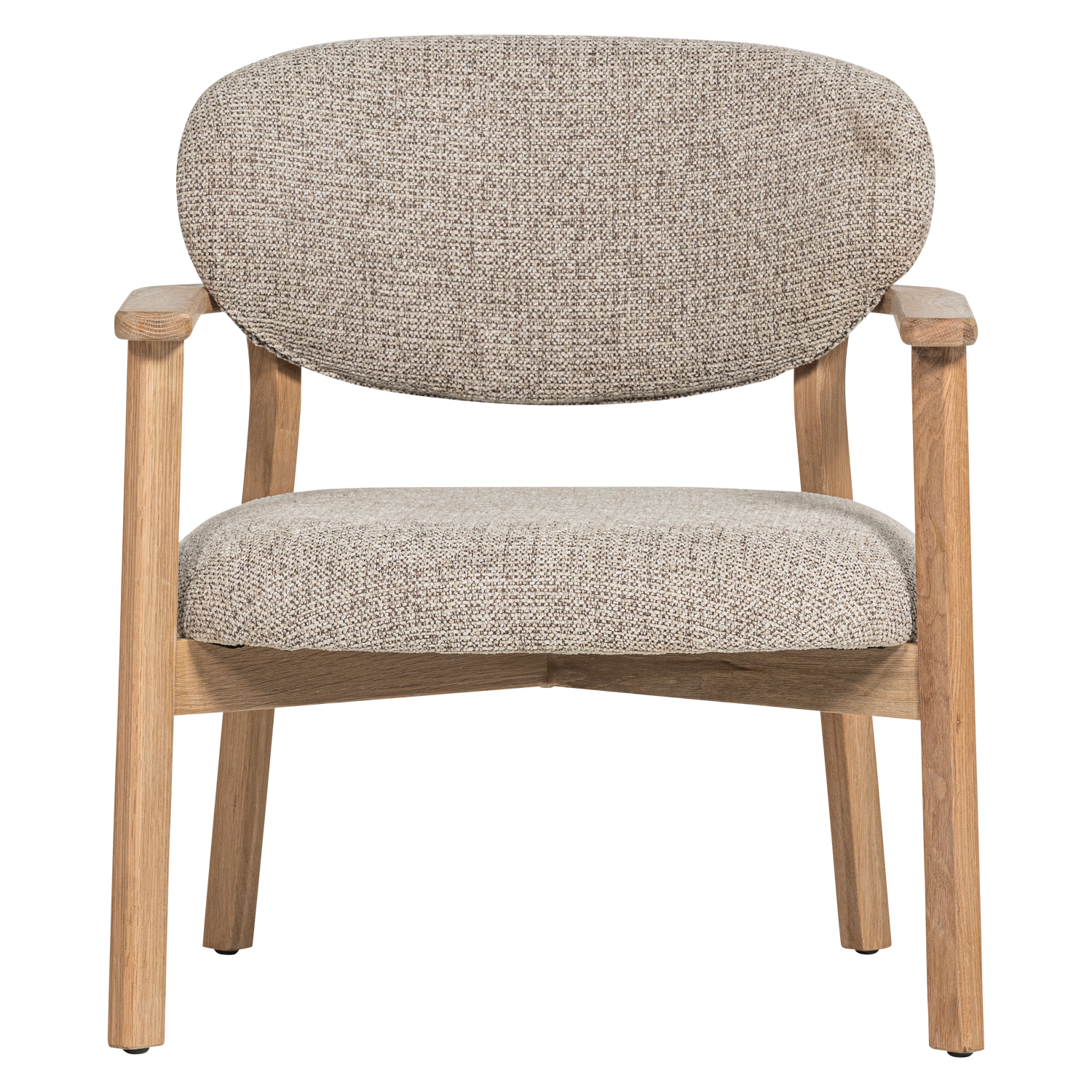 Woood | Fauteuil Udar met houten frame naturel