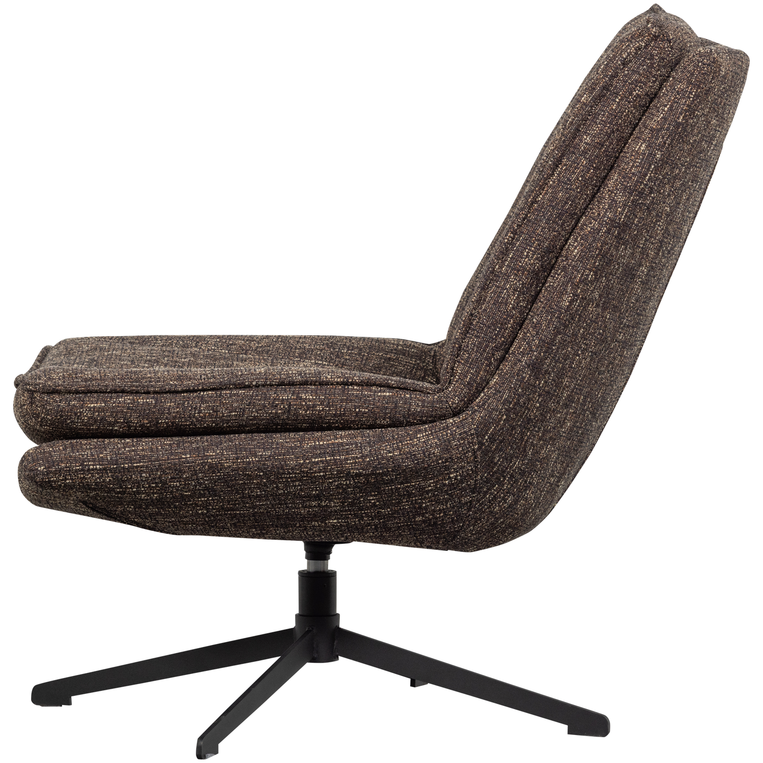Woood | Draaifauteuil Milaro bruin melange