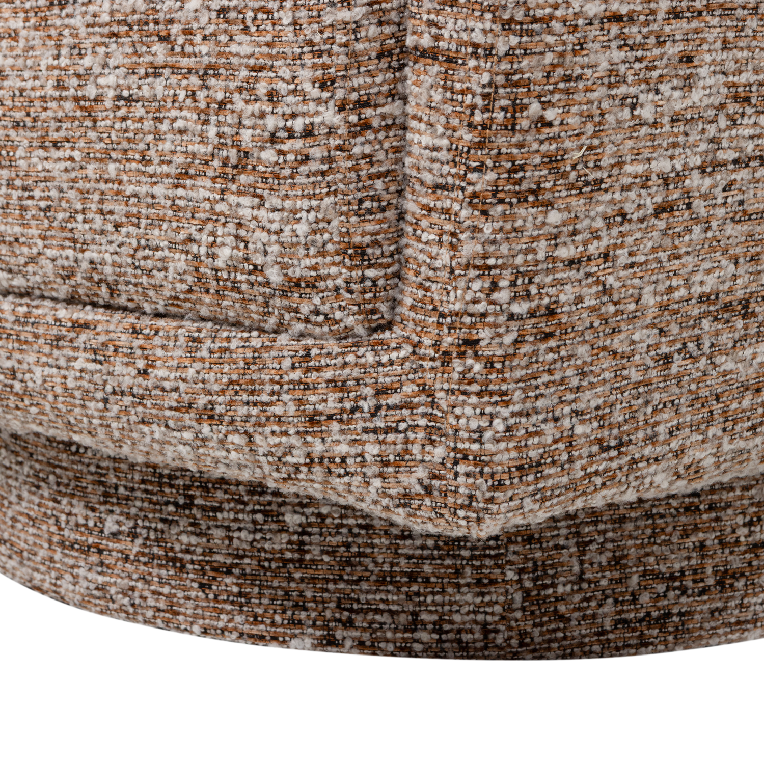 Woood | Draaifauteuil Oska bruin melange