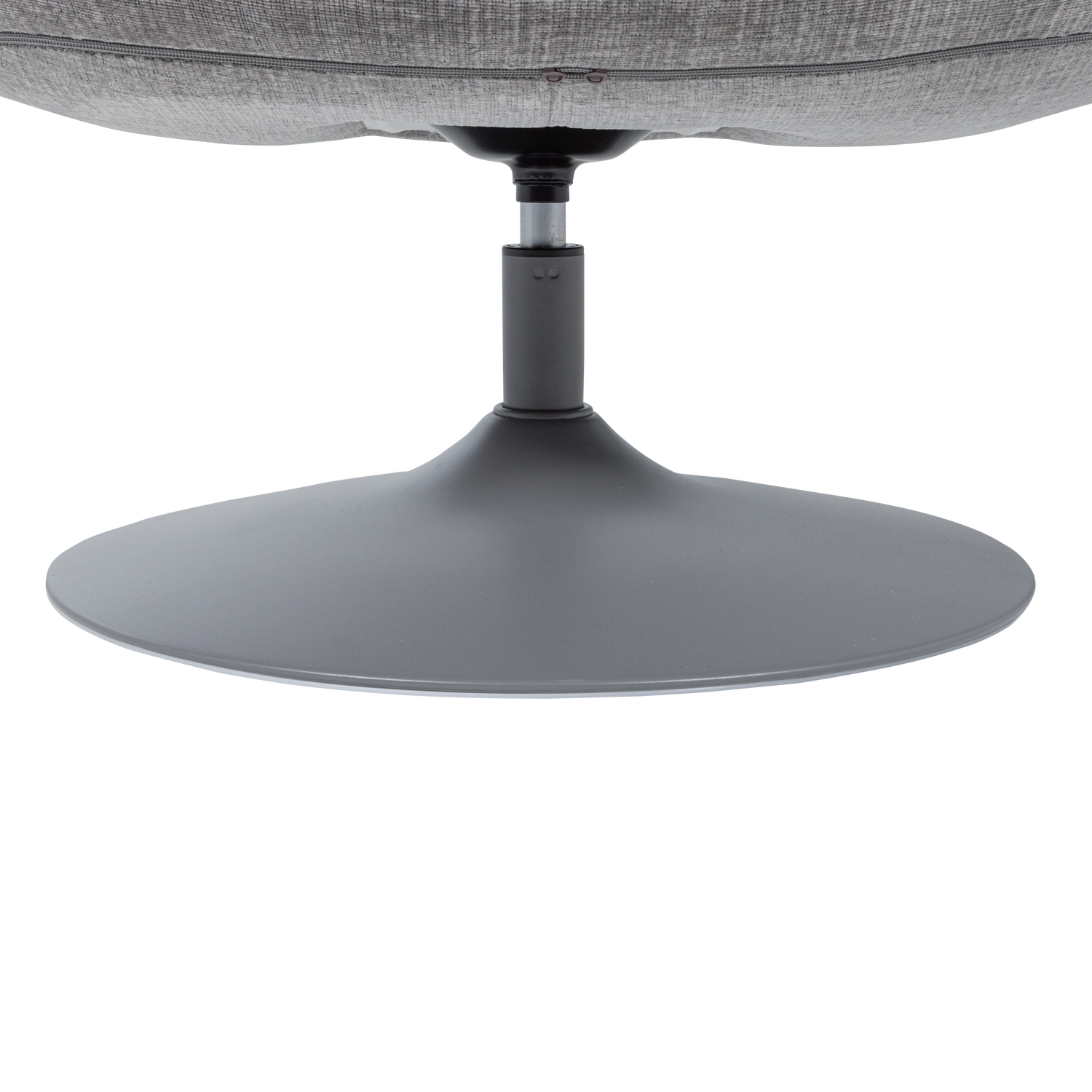 Woood | Draaifauteuil Elvi Chenille lichtgrijs