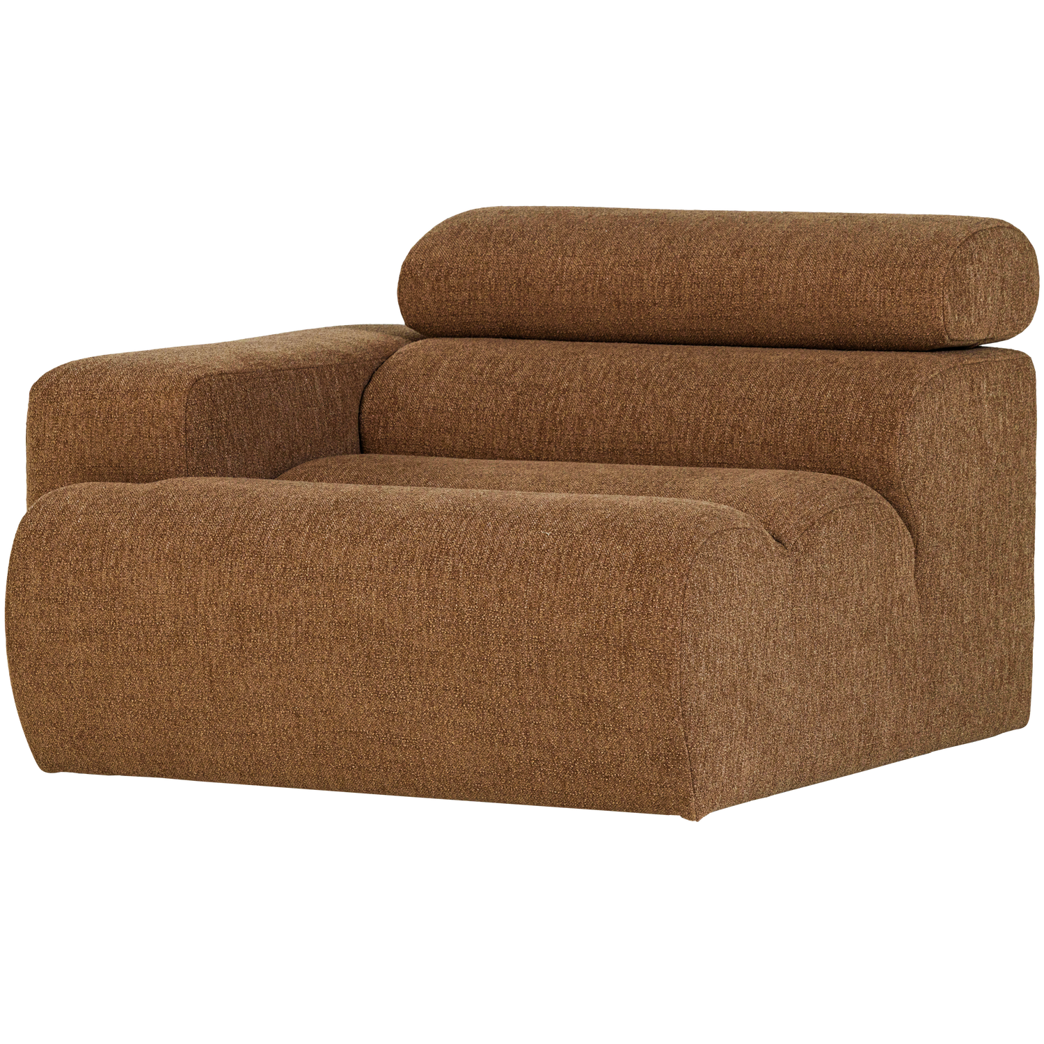 Woood | 1-Zits element Novi arm links boucle karamelbruin