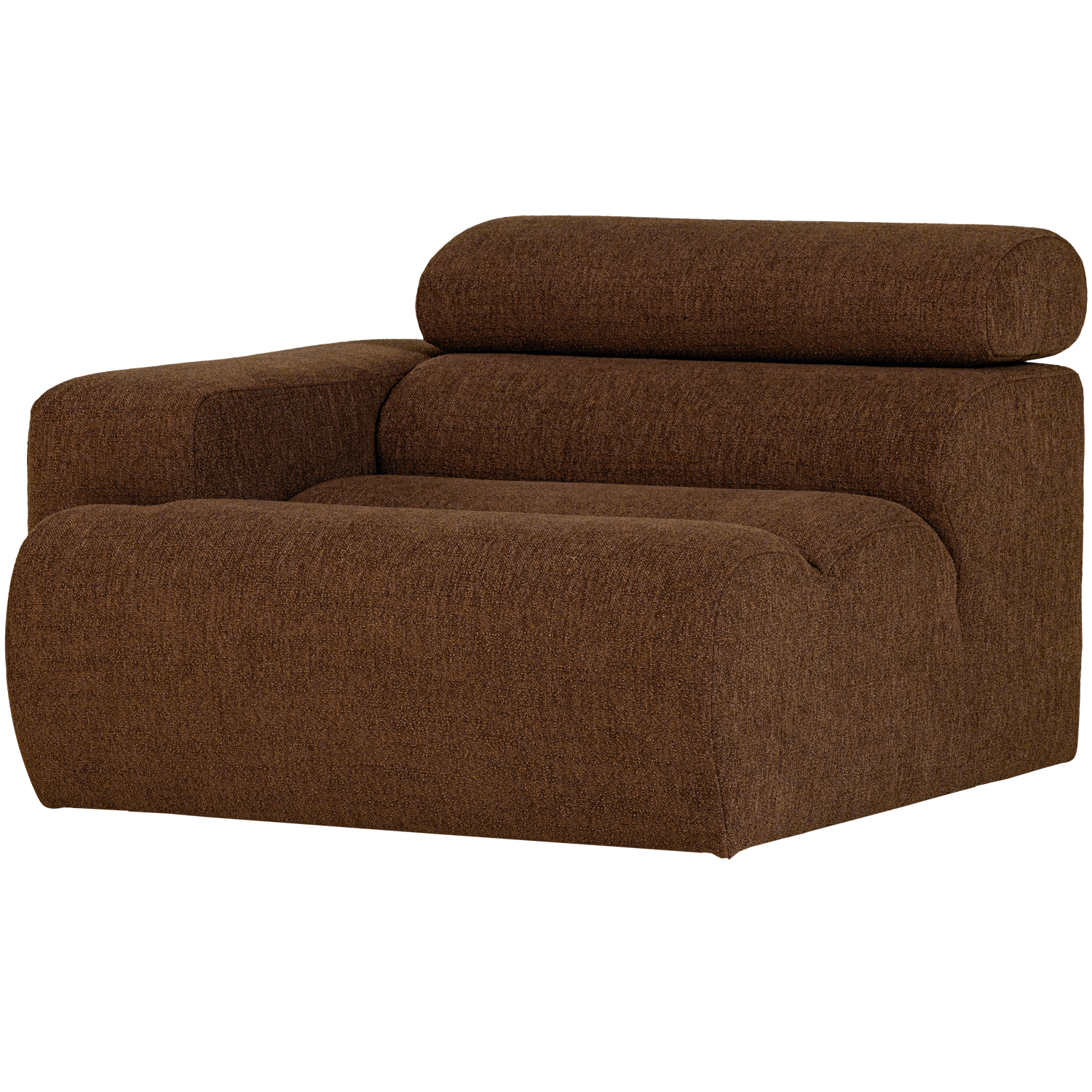 Woood | 1-Zits element Novi arm links boucle mokkabruin