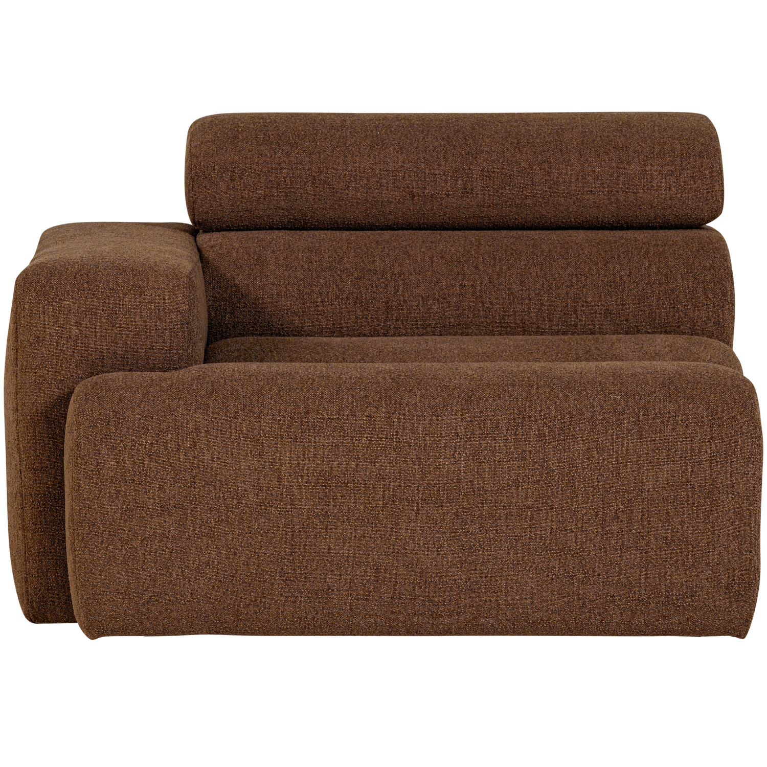 Woood | 1-Zits element Novi arm links boucle mokkabruin