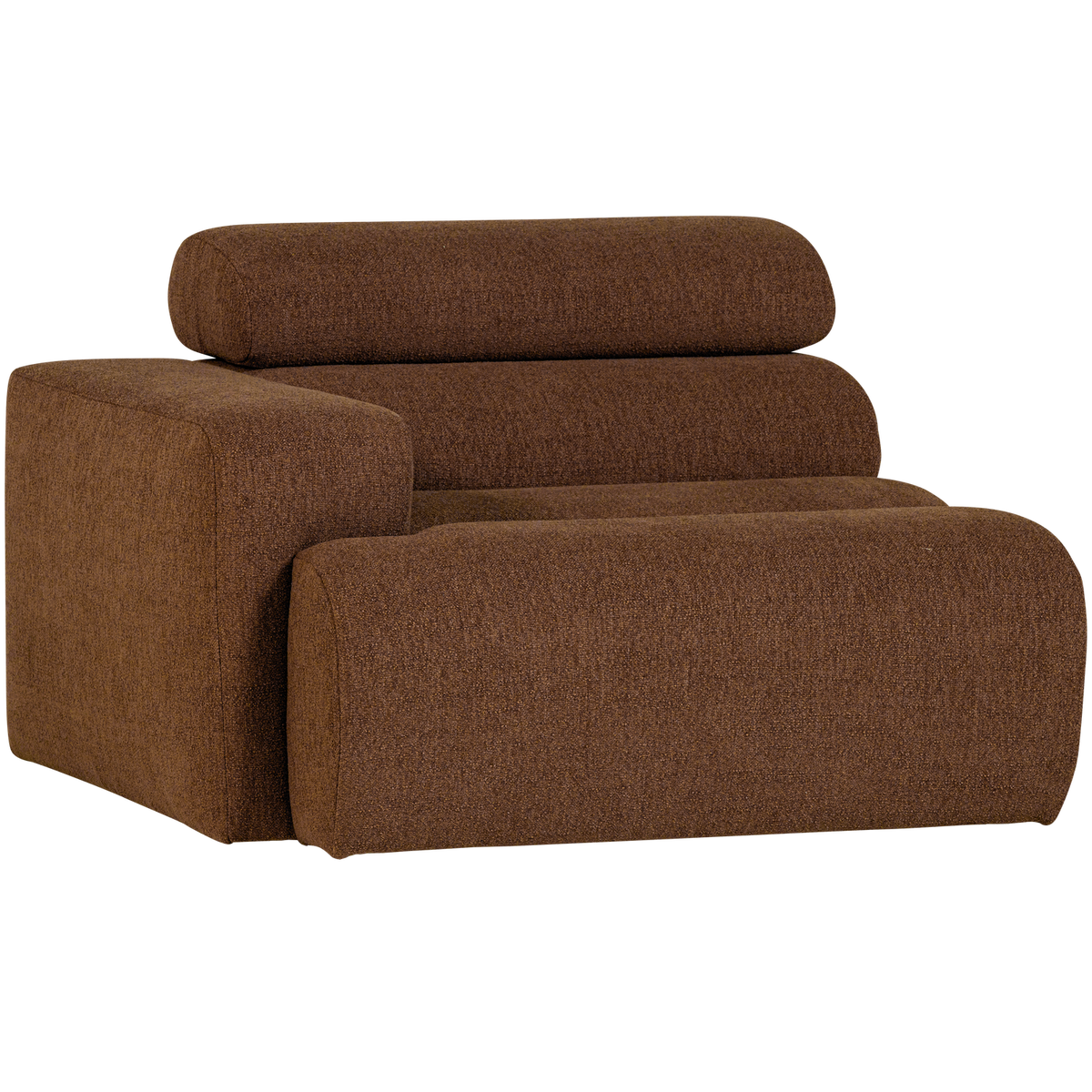 Woood | 1-Zits element Novi arm links boucle mokkabruin