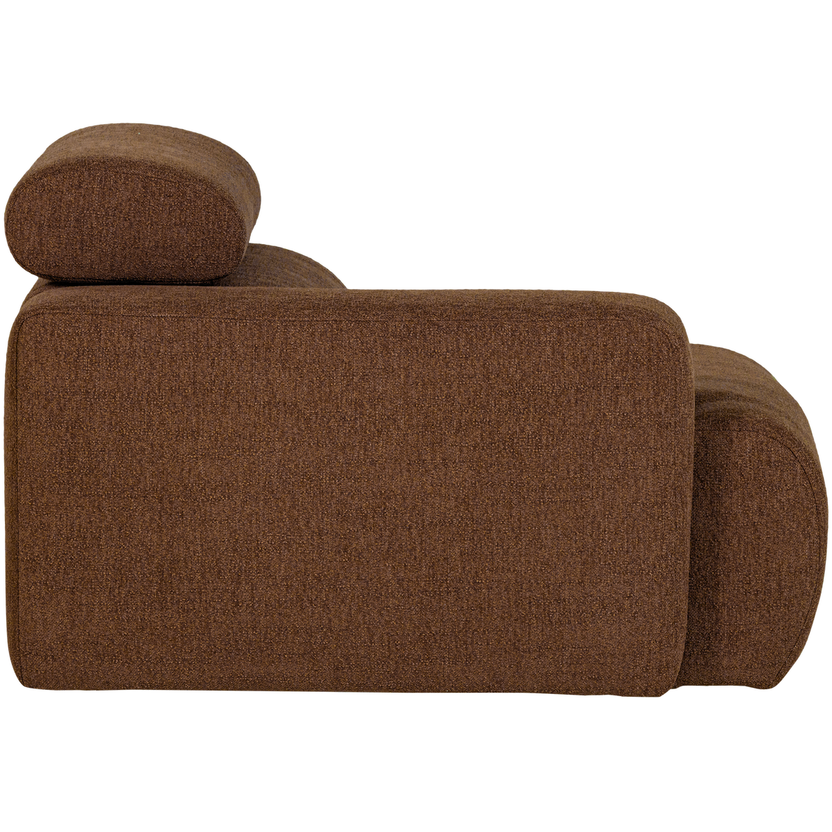 Woood | 1-Zits element Novi arm links boucle mokkabruin