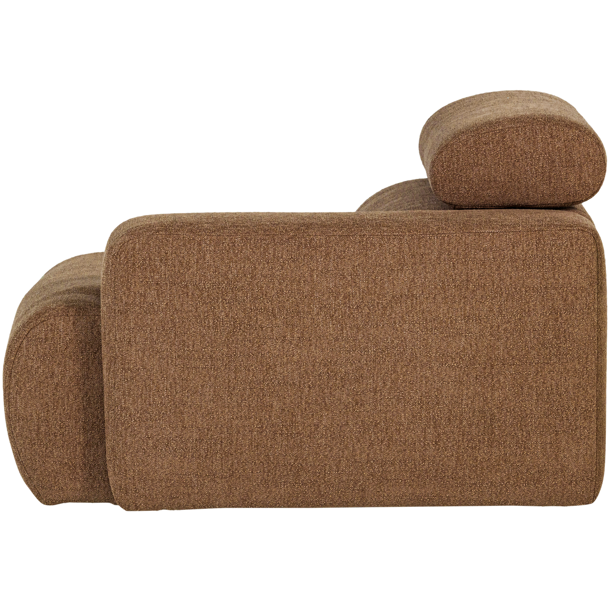 Woood | 1-Zits element Novi arm rechts boucle karamelbruin