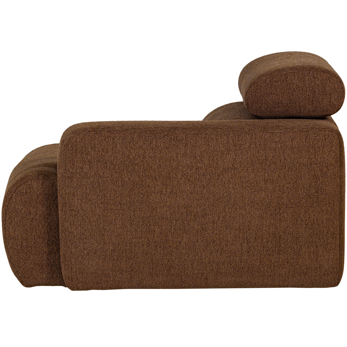 Woood | 1-Zits element Novi arm rechts boucle mokkabruin