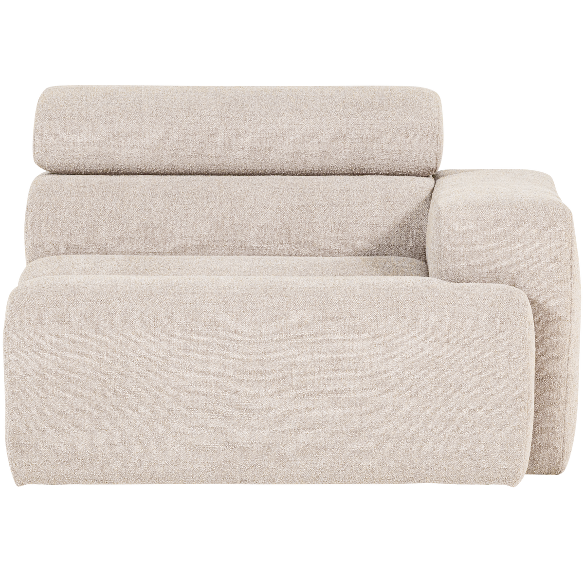 Woood | 1-Zits element Novi arm rechts boucle naturel