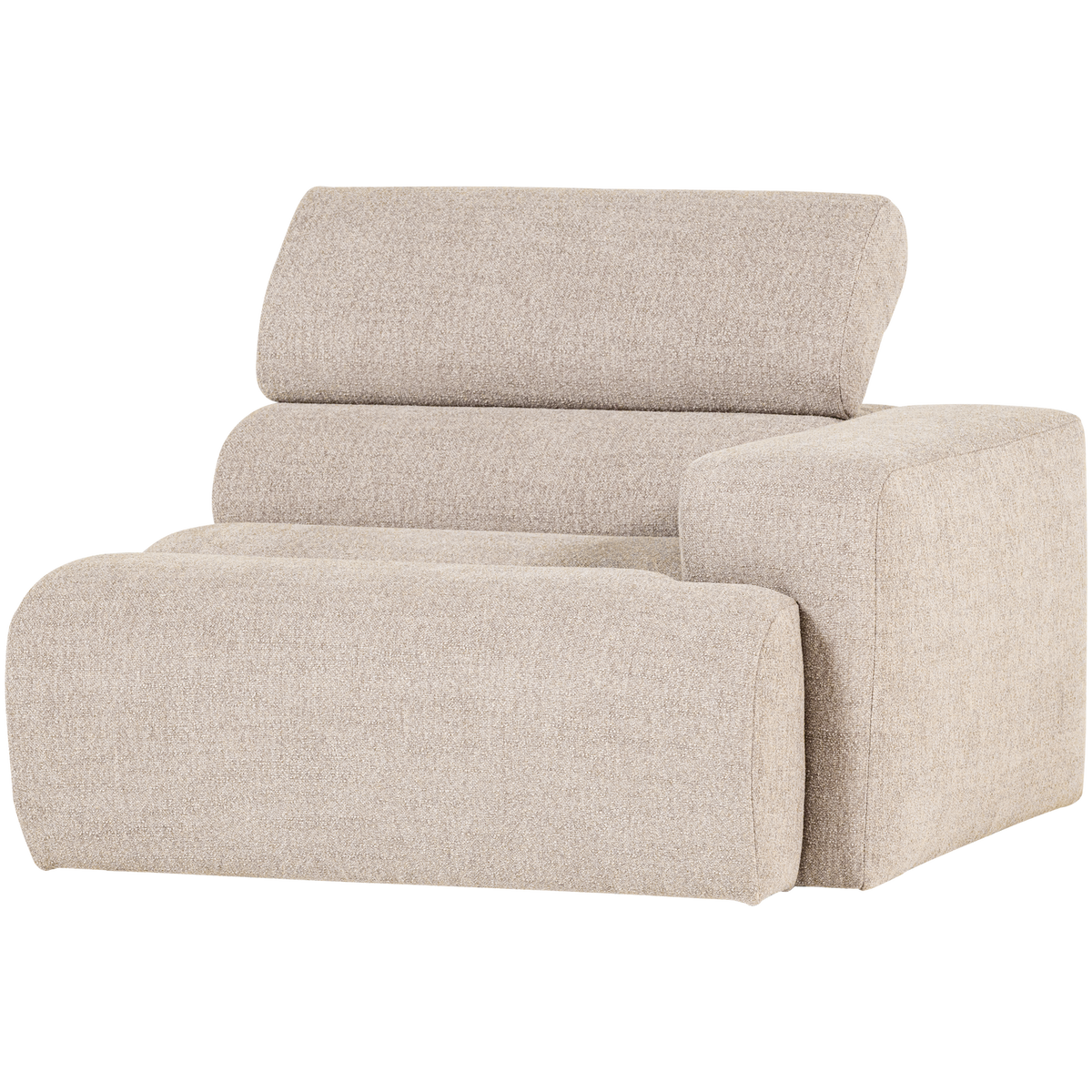 Woood | 1-Zits element Novi arm rechts boucle naturel