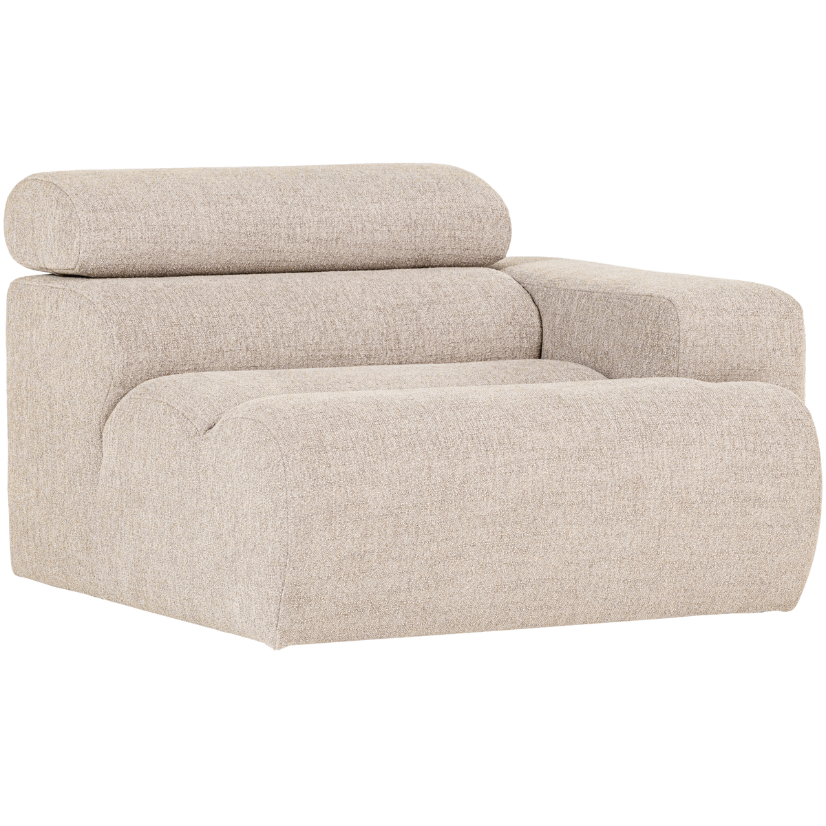 Woood | 1-Zits element Novi arm rechts boucle naturel